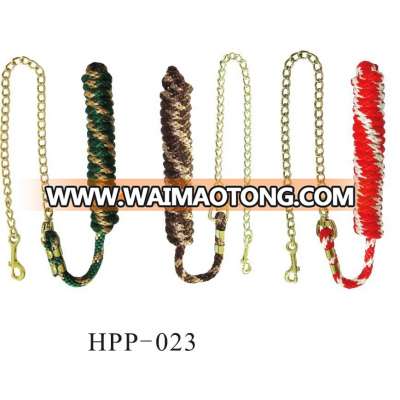 Hot sale equestrian products lead rope with chain